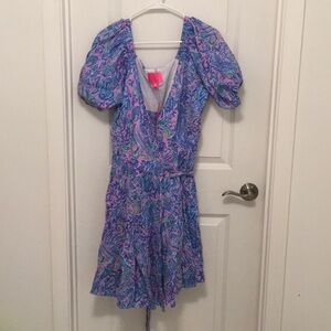 Lilly Pulitzer Iralee short sleeve wrap dress